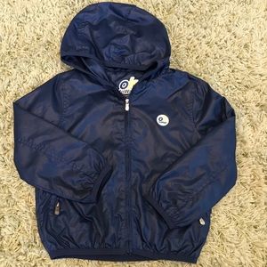 Navy Windbreaker